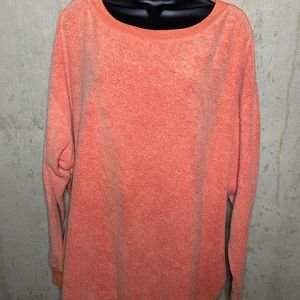 Fuzzy Salmon Wild fox sweater.